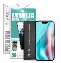 iPhone 16 Pro / 17 / 17 Pro Skærmbeskyttelse Premium