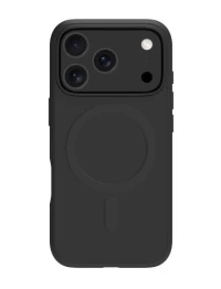 iPhone 17 Pro Max / 18 Pro Max Back Case MAGSAFE Silicon  Cover - Sort