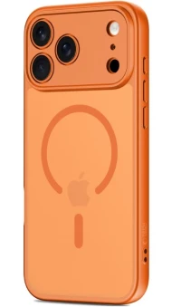 iPhone 17 Pro Back Case BASIGMAG Magsafe - Cosmic orange