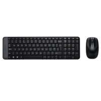 Logitech MK220 Compact  Tr&aring;dl&oslash;s Tastatur og mus combo US layout