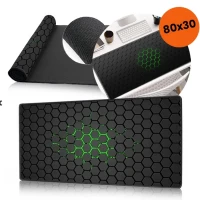 Gaming Musem&aring;tte 80cm x 30cm honehcomb green