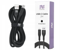 Encore USB-A til USB-C Kabel - 2 Meter - Sort