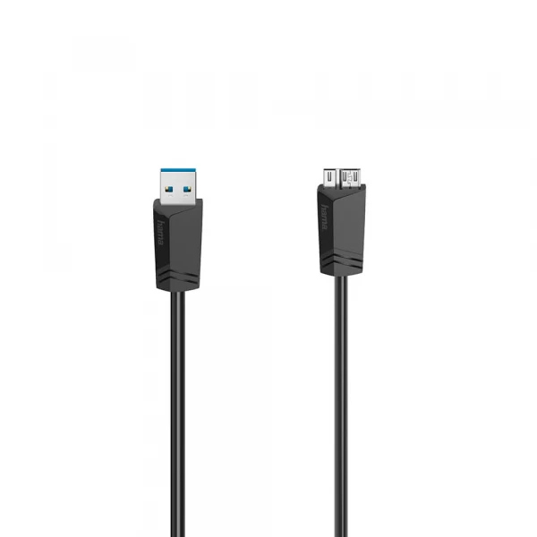 Kabel Micro-USB 3.0 5Gbit/s Sort 1.5