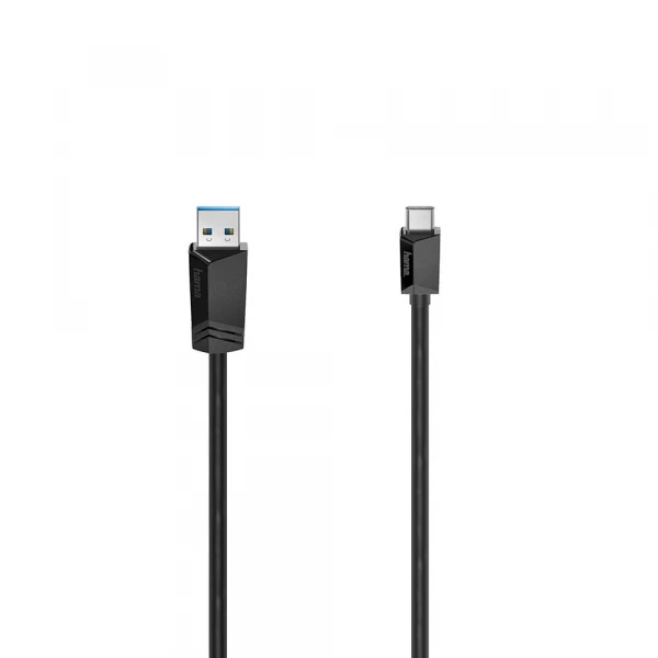 Kabel USB-C - USB-A USB 3.2 5 Gbit/s 1.5m Sort