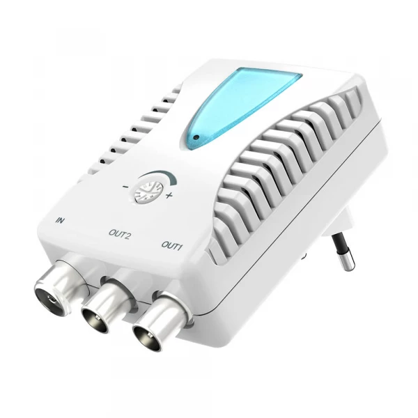 Antenneforstærker 2x 22dB Justerbar