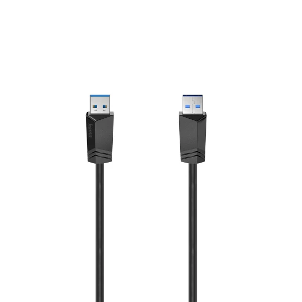 Kabel USB A-A Sort 1,5m