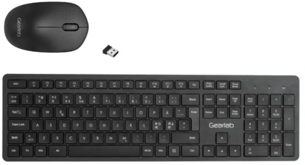 G250 trådløst nordisk tastatur og trådløs mus G250 trådløst nordisk tastatur og trådløs mus