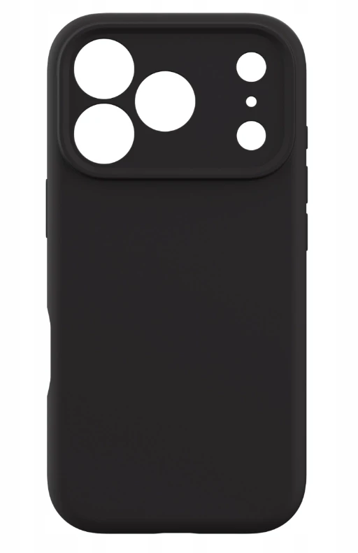 iPhone 17 Pro Back Case Silicon Cover - Sort