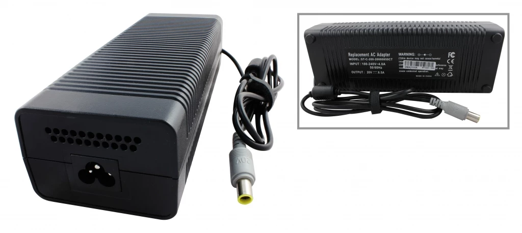 IBM-Lenovo 170W 20V 8.5A strømforsyning med 7.9mm x 5.5mm Pin In Tip - Kompatibel