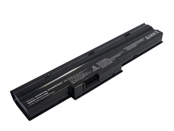 14.8V 5200mAh Li-Ion Batteri til Bærbar - Kompatibel med Fujitsu LifeBook NH751 14.8V 5200mAh kvalitets lithium ion batteri til Bærbar computer