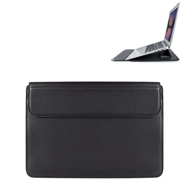 DEVIA Sleeve med Standfunktion til Macbook Air Pro 13"/14" Ultra-Tynd - sort 13"/14" Sleeve Cover - blå