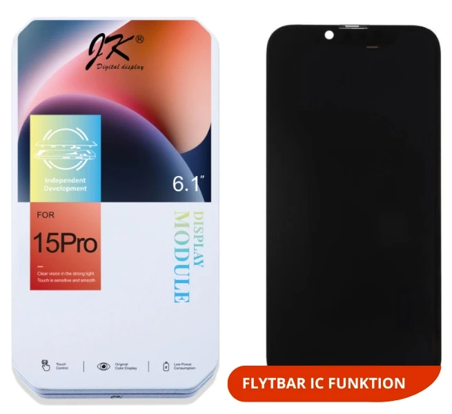 Apple iPhone 15 Pro Incell LCD skærm - Sort