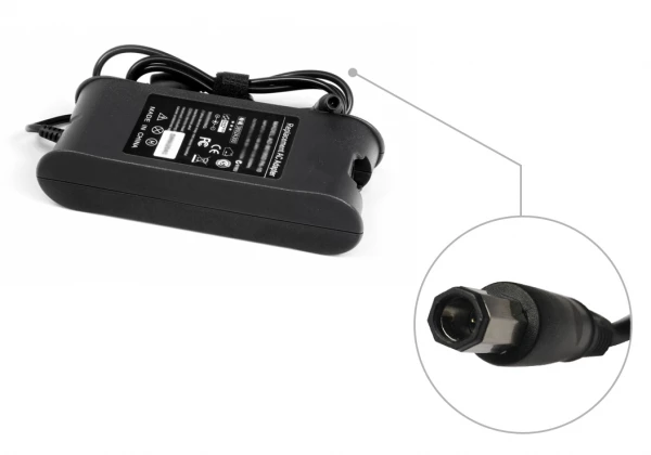 Dell 65W 19V Strømforsyning | Hurtig Levering og Prisgaranti Dell 65W 19V 3.42A strømforsyning med 7.4 x 5.0mm Octagonal/Octagon/Hexagon strømforsyning tip - Kompatibel
