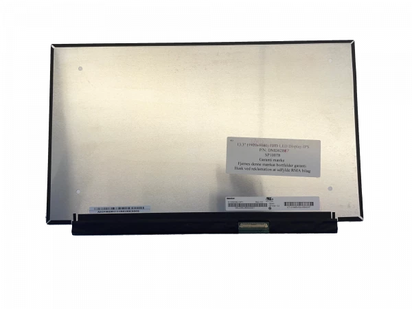 13.3" UHD Laptop Display | Glossy Screen | 40 Pin LED - Compatible with HP ENVY 13-D000NO 13.3" (3840x2160) UHD | Glossy Display | 40 pin LED | Bottom Right Connector - IPS - Uden Monterings beslag