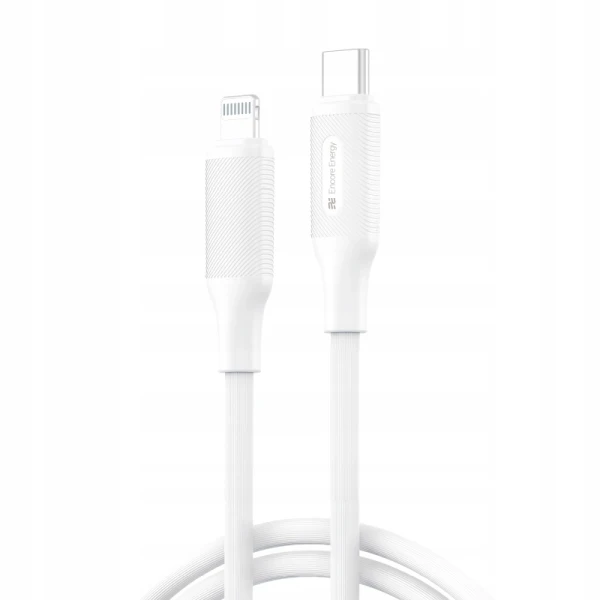Encore Energy Lightning til USB C kabel 27W - Hvid