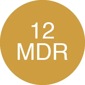 12 m&aring;neders udvidet garanti (G&aelig;lder ikke str&oslash;mforsyning og batteri.)