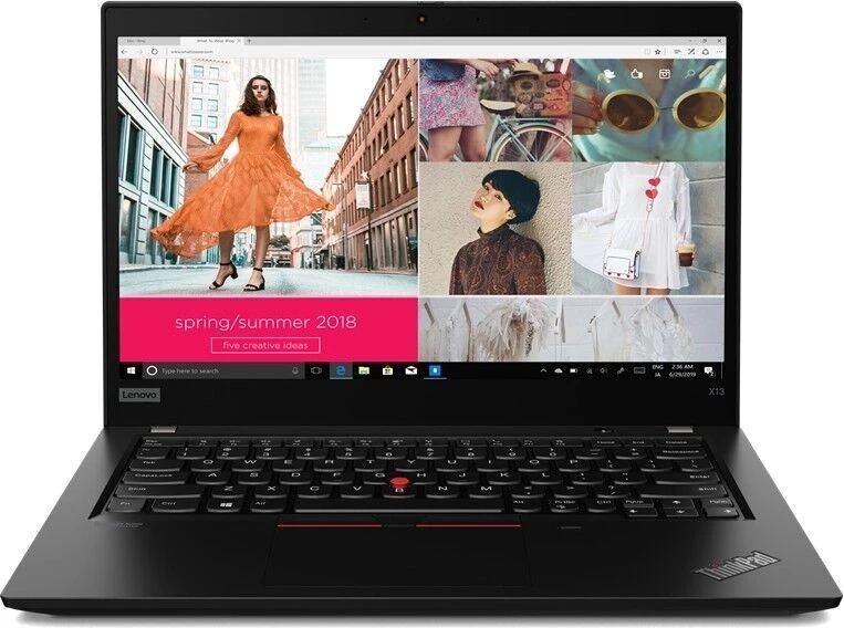 Lenovo ThinkPad X13 Gen 1 13" Genbrugt Laptop Billig Lenovo ThinkPad X13 Gen 1 13" - Intel i7-10510u 1,8GHz 256GB NVMe 16GB Win11 Pro - Grade B