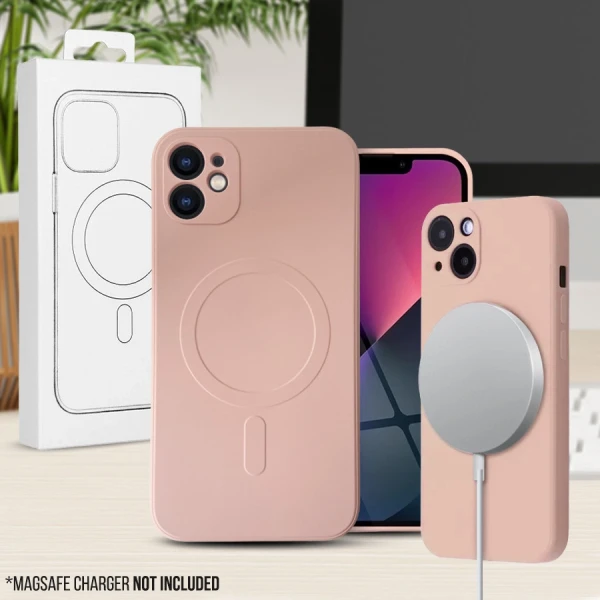 iPhone 11 - Magsafe silicone case - power pink
