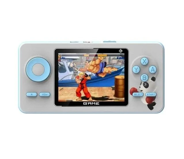 Retro mini console S5 Game Box 520 games med controller - Grå/Blå Retro mini console S5 Game Box 520 games med controller - Grå/Blå