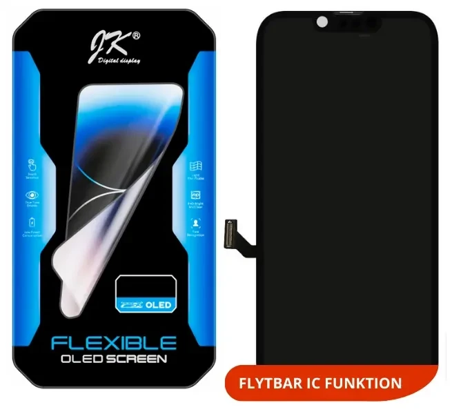 iPhone 14 - Soft OLED LCD Skærm - Sort