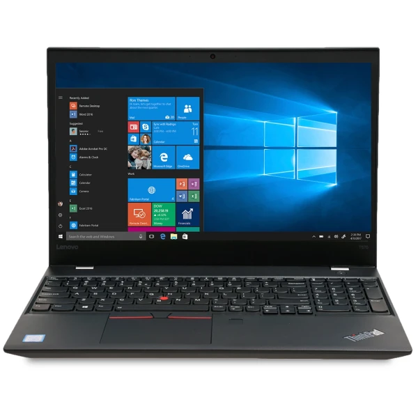 Lenovo ThinkPad T570 15" - Intel i5 6300U 2,4GHz 256GB NVMe 8GB Win10 Pro - Grade B