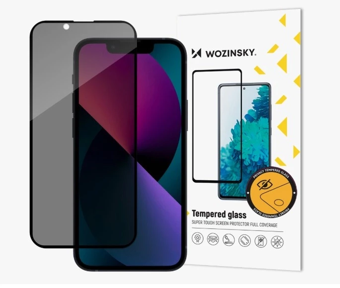 TECH-Protect Privacy skærmbeskyttelse – iPhone 16 Pro/17/17 Pro WOZINSKY Privacy skærmbeskyttelse til iPhone 13 Pro, iPhone 13, iPhone 14, iPhone 16e og iPhone 17e