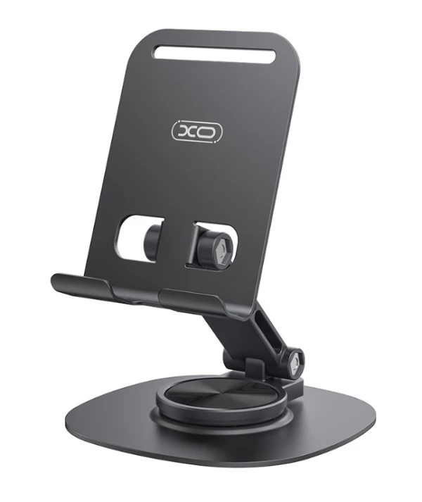 XO C151 sort mobilholder til skrivebord med 360 graders rotation