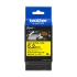 Brother original HSe-611E - 5,2 mm krympeflextape i sort på gul