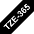 Brother original TZe365 tape &ndash; hvid tekst p&aring; sort, 36 mm bred