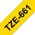 Brother original TZe-661 tape – sort tekst på gul, 36 mm bred