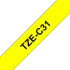 Brother original TZeC31 tape – neongul, 12 mm bred