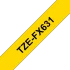 Brother original TZe-FX631 tape – sort på gul, 12 mm bred